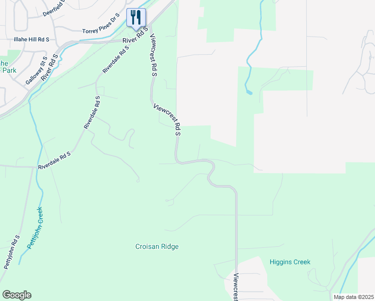 map of restaurants, bars, coffee shops, grocery stores, and more near 4165 Clarissa Lane South in Salem