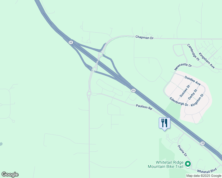 map of restaurants, bars, coffee shops, grocery stores, and more near 232 Paulson Road in River Falls