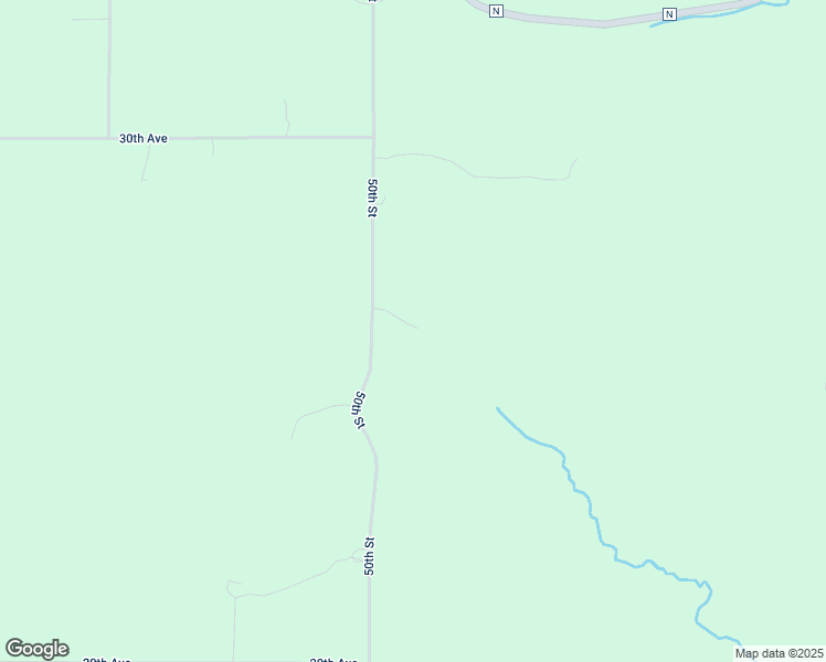 map of restaurants, bars, coffee shops, grocery stores, and more near N5964 50th Street in Knapp