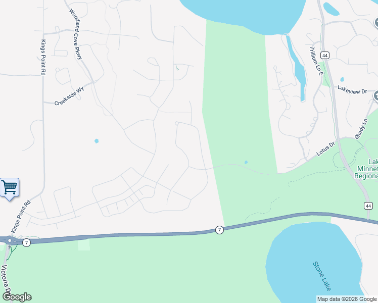 map of restaurants, bars, coffee shops, grocery stores, and more near 4215-4401 Lotus Drive in Minnetrista