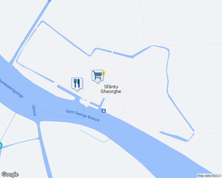 map of restaurants, bars, coffee shops, grocery stores, and more near in Sfântu Gheorghe