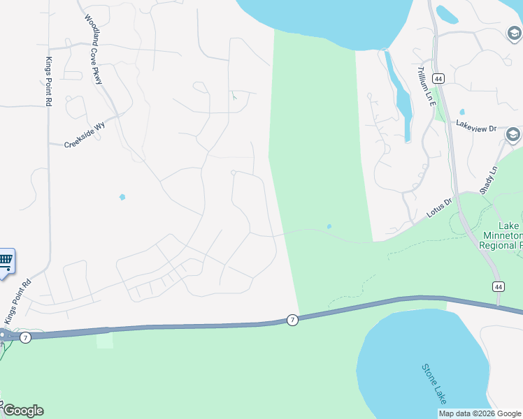 map of restaurants, bars, coffee shops, grocery stores, and more near 4077-4401 Lotus Drive in Minnetrista