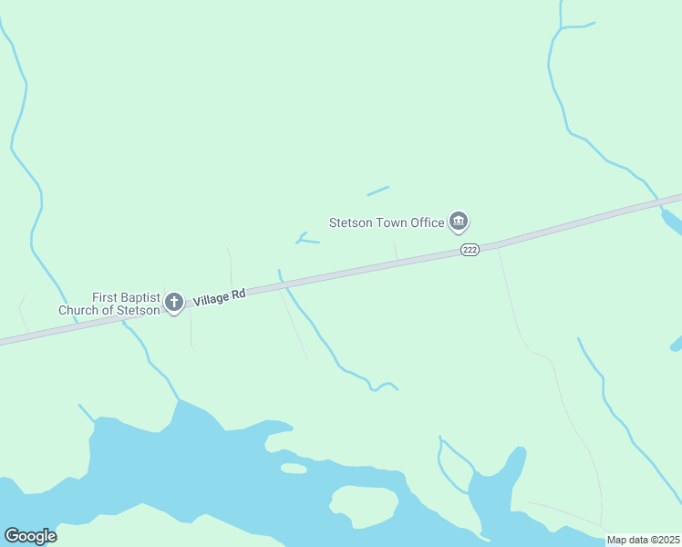 map of restaurants, bars, coffee shops, grocery stores, and more near Maine 222 in Stetson