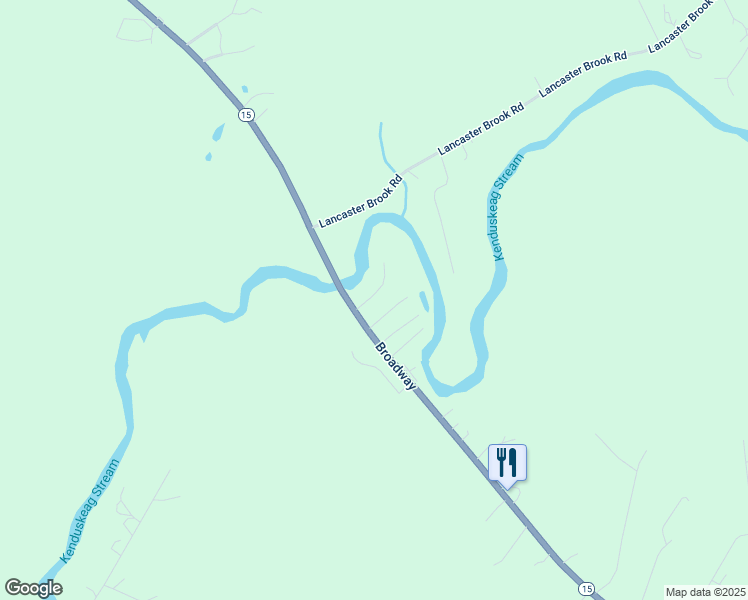 map of restaurants, bars, coffee shops, grocery stores, and more near 5 4th Street in Kenduskeag