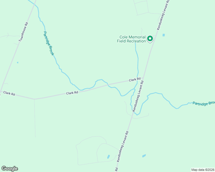 map of restaurants, bars, coffee shops, grocery stores, and more near 70 Clark Road in Kenduskeag