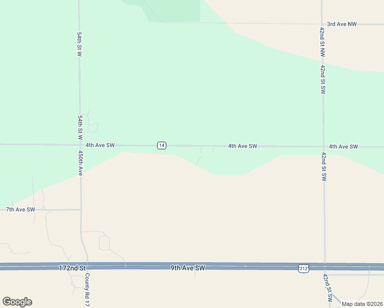 map of restaurants, bars, coffee shops, grocery stores, and more near 4200-5334 4th Avenue Southwest in Watertown