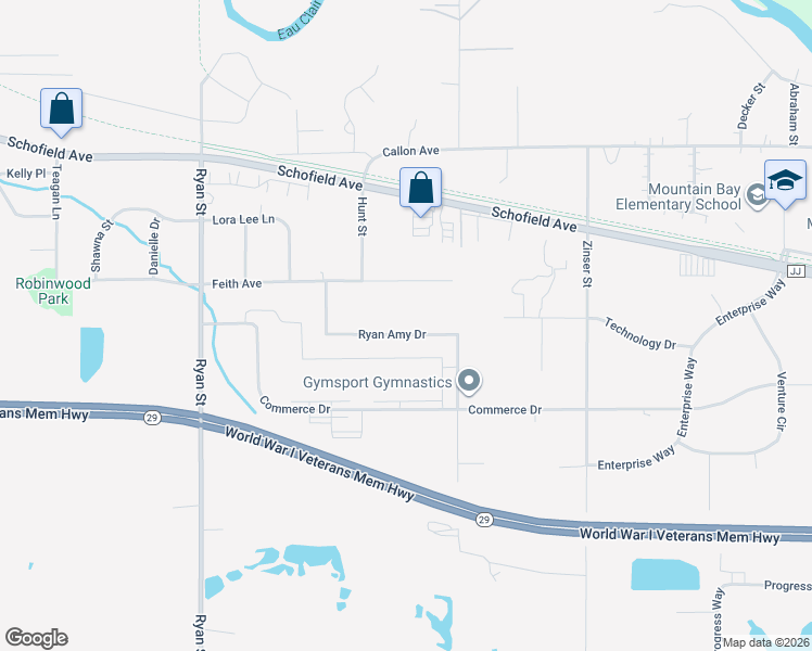 map of restaurants, bars, coffee shops, grocery stores, and more near 7503 Feith Avenue in Weston