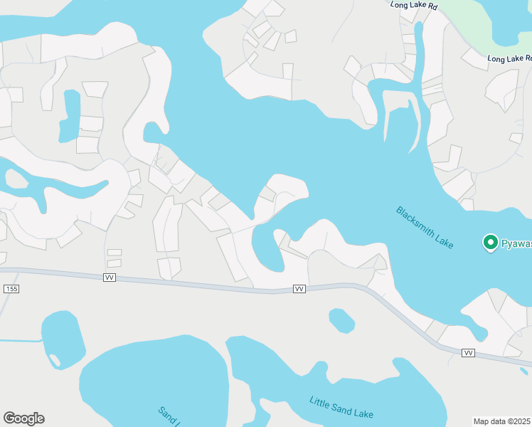 map of restaurants, bars, coffee shops, grocery stores, and more near W1031 Spirit Island Court in Keshena