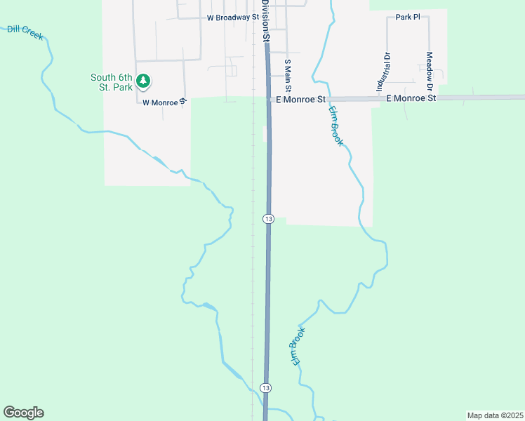 map of restaurants, bars, coffee shops, grocery stores, and more near N13241 State Highway 13 in Colby
