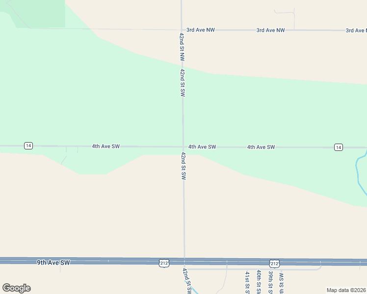map of restaurants, bars, coffee shops, grocery stores, and more near 4200 4th Avenue Southwest in Watertown