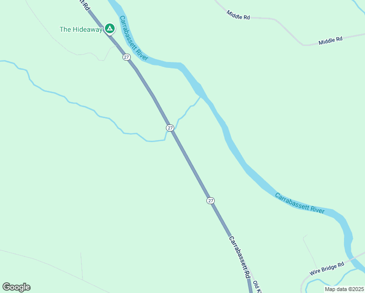 map of restaurants, bars, coffee shops, grocery stores, and more near 151 Carrabassett Road in New Portland