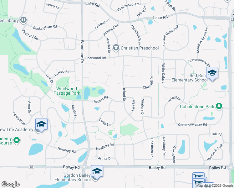 map of restaurants, bars, coffee shops, grocery stores, and more near 7208 Thames Circle in Woodbury
