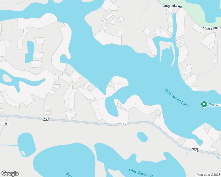 map of restaurants, bars, coffee shops, grocery stores, and more near W1031 Spirit Island Court in Keshena