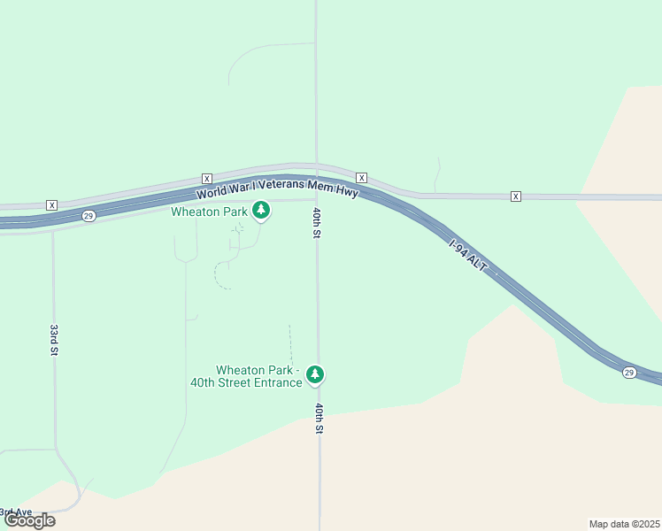 map of restaurants, bars, coffee shops, grocery stores, and more near 3847 40th Street in Elk Mound