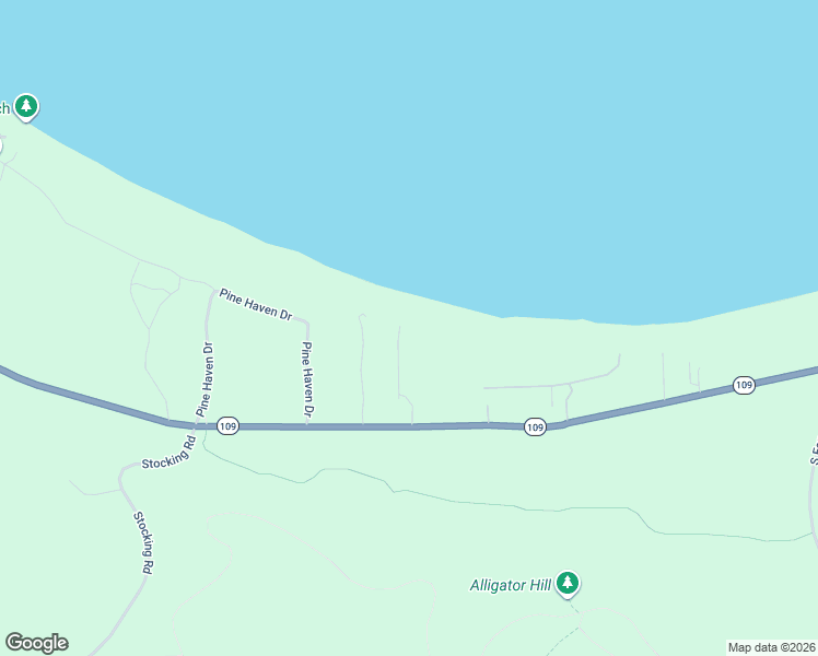 map of restaurants, bars, coffee shops, grocery stores, and more near 7688 Highway 109 in Glen Arbor