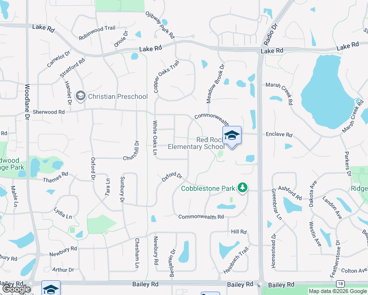 map of restaurants, bars, coffee shops, grocery stores, and more near 3454 Commonwealth Avenue in Woodbury