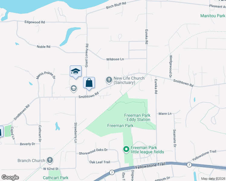 map of restaurants, bars, coffee shops, grocery stores, and more near 5780 Kelsey Drive in Excelsior