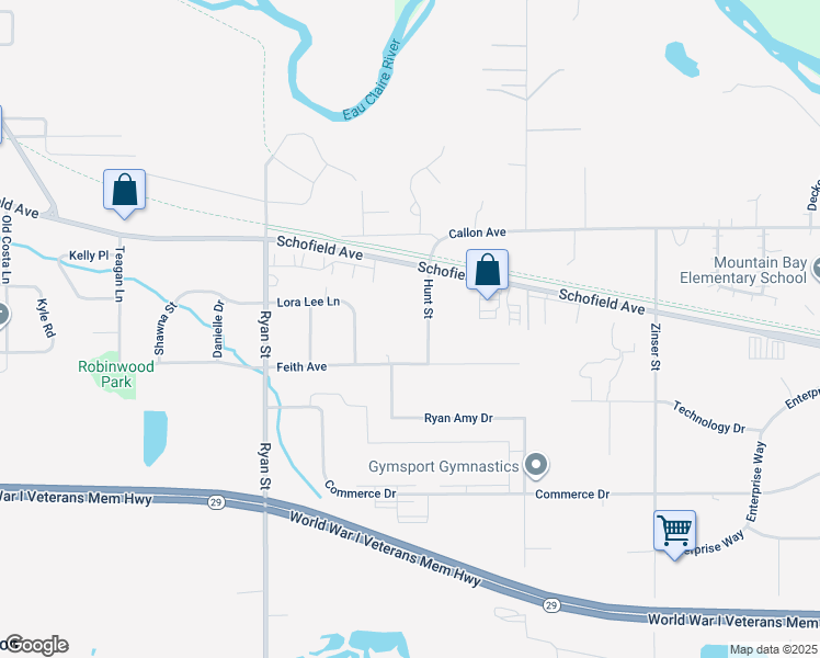 map of restaurants, bars, coffee shops, grocery stores, and more near 6402 Hunt St in Weston
