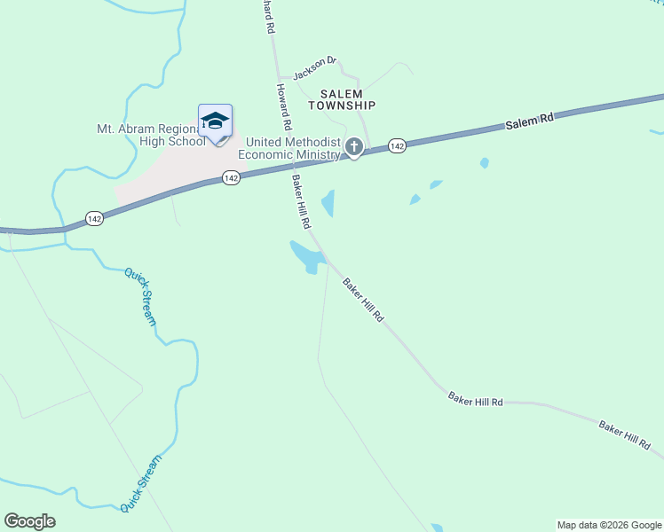 map of restaurants, bars, coffee shops, grocery stores, and more near 9 Baker Hill Road in Franklin County