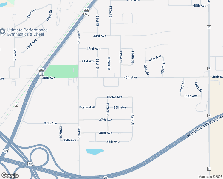 map of restaurants, bars, coffee shops, grocery stores, and more near 13233 39th Avenue South in Chippewa Falls