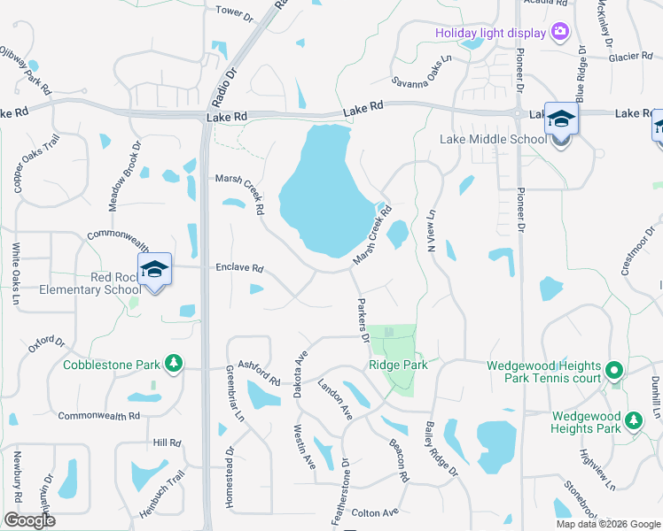 map of restaurants, bars, coffee shops, grocery stores, and more near 8270 Marsh Creek Road in Woodbury