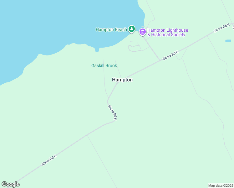 map of restaurants, bars, coffee shops, grocery stores, and more near 8012 Shore Road East in Hampton