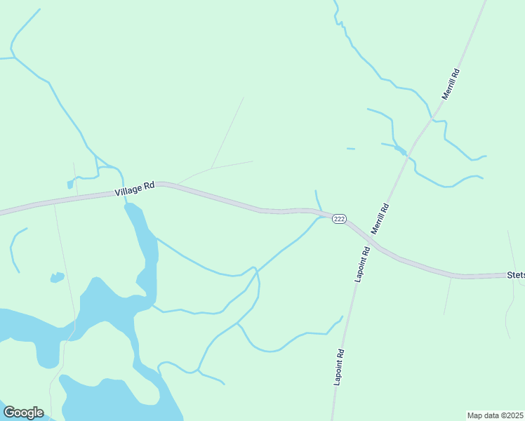 map of restaurants, bars, coffee shops, grocery stores, and more near 739 Village Road in Stetson