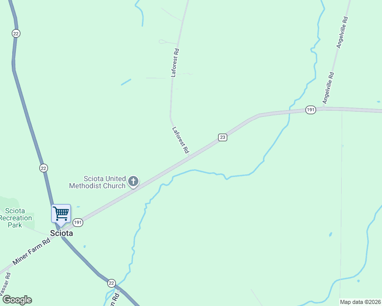 map of restaurants, bars, coffee shops, grocery stores, and more near 2 Laforest Road in West Chazy