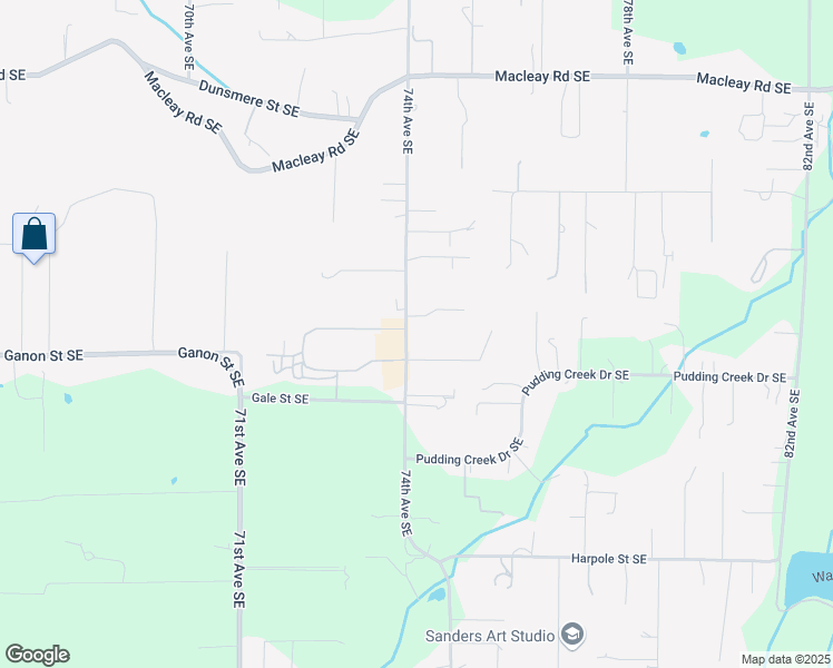 map of restaurants, bars, coffee shops, grocery stores, and more near 7444 Harley Way Southeast in Salem