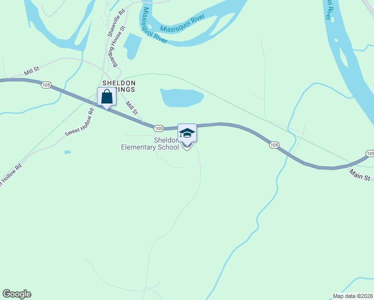 map of restaurants, bars, coffee shops, grocery stores, and more near 78 Poor Farm Road in Sheldon