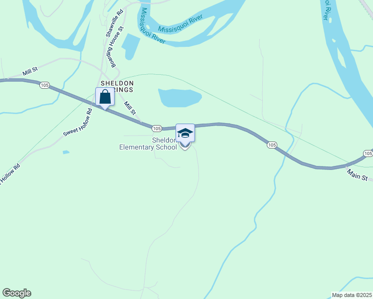 map of restaurants, bars, coffee shops, grocery stores, and more near 78 Poor Farm Road in Sheldon
