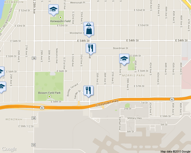 map of restaurants, bars, coffee shops, grocery stores, and more near 5620 35th Avenue South in Minneapolis