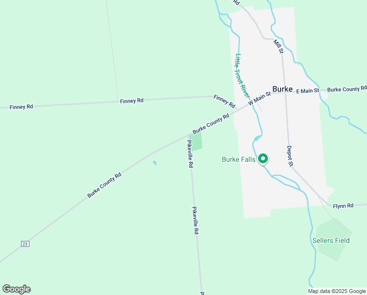 map of restaurants, bars, coffee shops, grocery stores, and more near 605 Pikeville Rd in Burke
