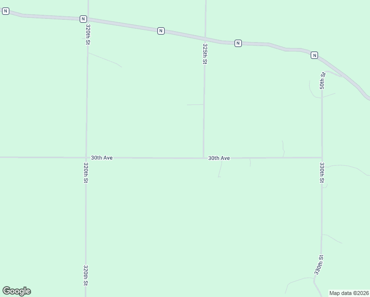 map of restaurants, bars, coffee shops, grocery stores, and more near 308 325th Street in Knapp