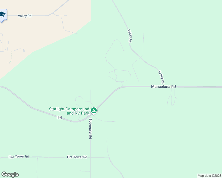 map of restaurants, bars, coffee shops, grocery stores, and more near 3193 Mancelona Road in Mancelona