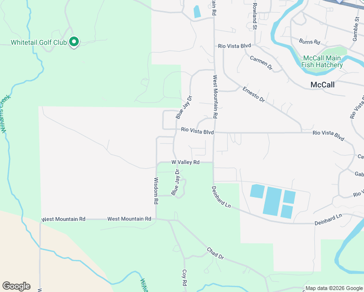 map of restaurants, bars, coffee shops, grocery stores, and more near 219 Broken Pine Lane in McCall