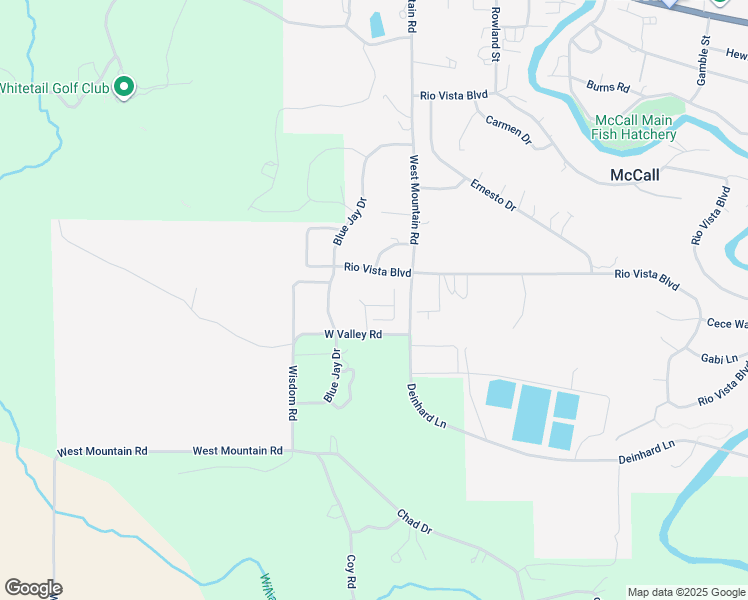 map of restaurants, bars, coffee shops, grocery stores, and more near 113 Broken Pine Lane in McCall