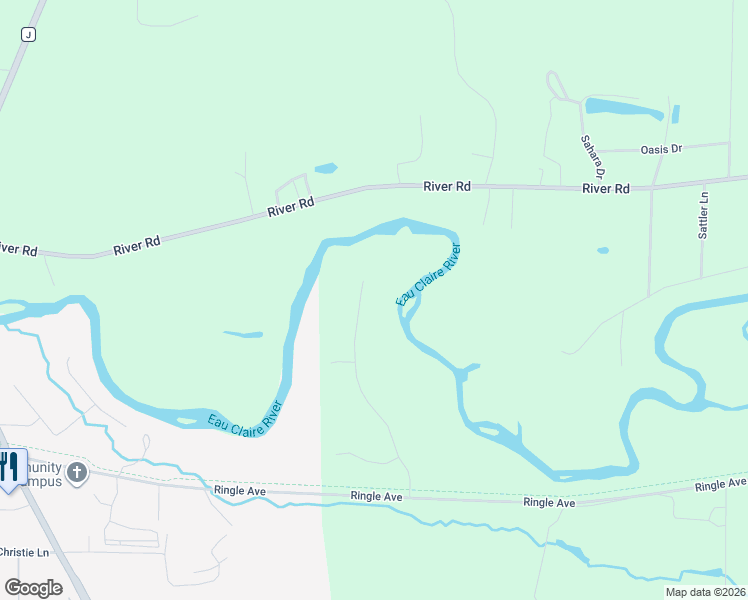map of restaurants, bars, coffee shops, grocery stores, and more near 224303 Arrowhead Trail in Ringle