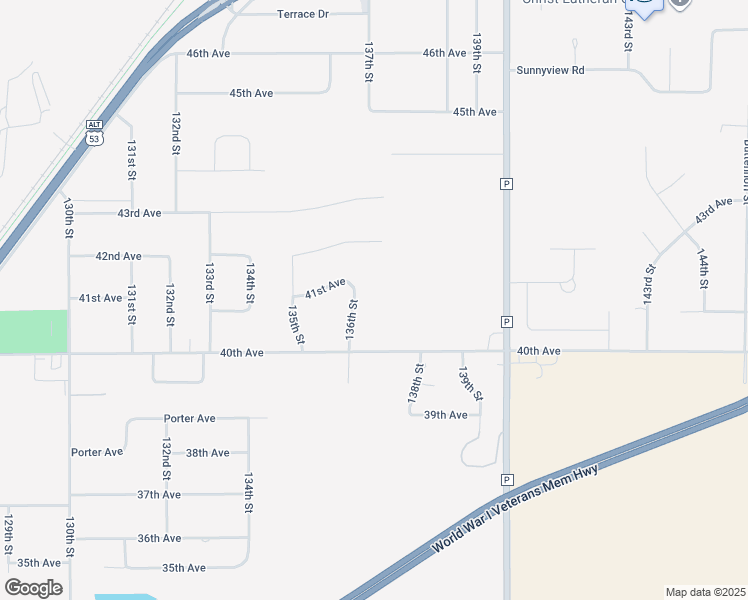 map of restaurants, bars, coffee shops, grocery stores, and more near 4081 136th Street in Lake Hallie