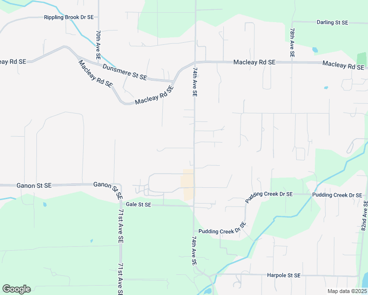 map of restaurants, bars, coffee shops, grocery stores, and more near 2701 74th Avenue Southeast in Salem