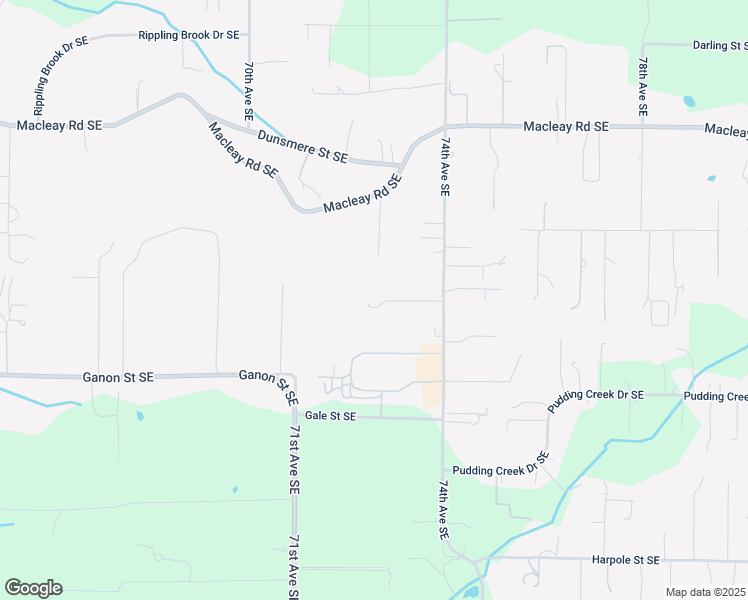 map of restaurants, bars, coffee shops, grocery stores, and more near 2701 74th Avenue Southeast in Salem