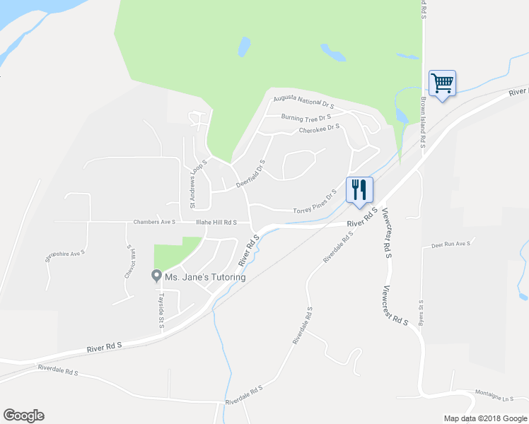 map of restaurants, bars, coffee shops, grocery stores, and more near 3584 Torrey Pines Drive South in Salem