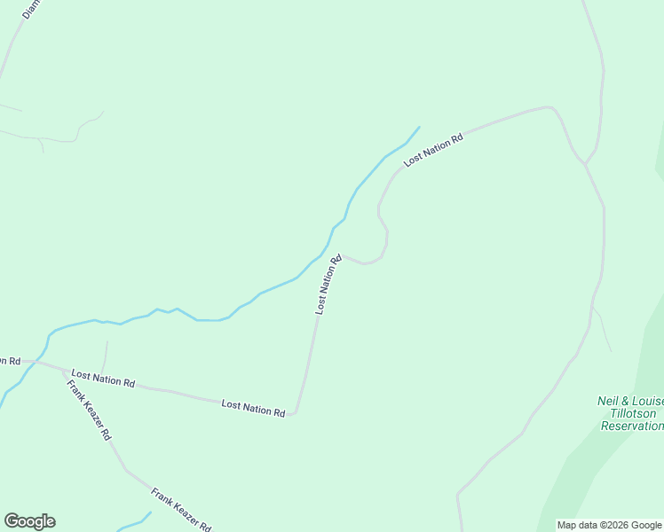map of restaurants, bars, coffee shops, grocery stores, and more near Lost Nation Road in Colebrook
