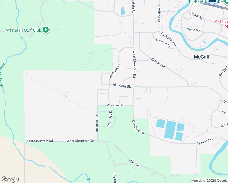 map of restaurants, bars, coffee shops, grocery stores, and more near 219 Broken Pine Lane in McCall
