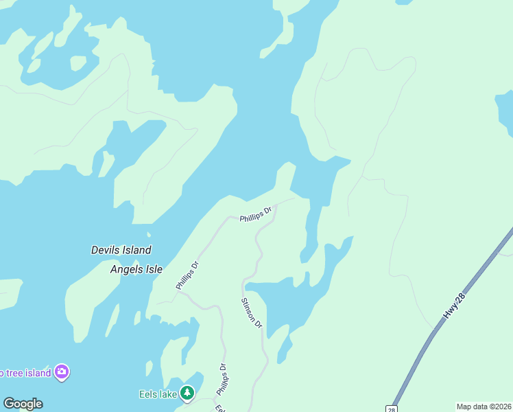 map of restaurants, bars, coffee shops, grocery stores, and more near 1233 Stinson Drive in Haliburton County