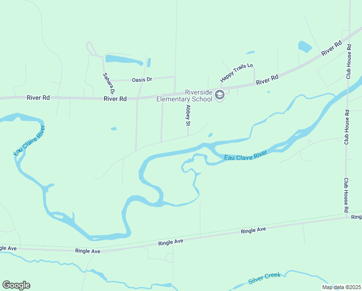 map of restaurants, bars, coffee shops, grocery stores, and more near R11955 Eau Claire Drive in Ringle