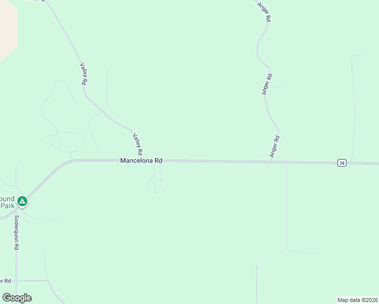 map of restaurants, bars, coffee shops, grocery stores, and more near 2299-3505 County Highway 38 in Mancelona