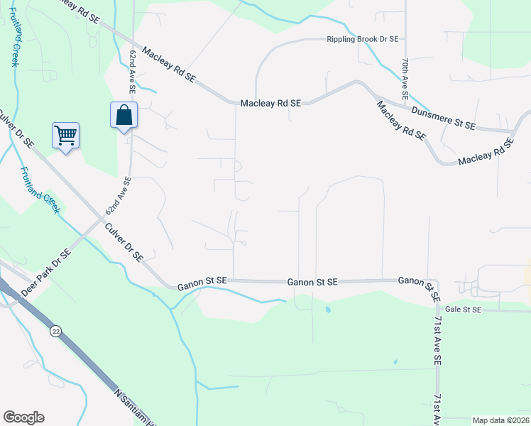 map of restaurants, bars, coffee shops, grocery stores, and more near 2790 Tara Way Southeast in Salem