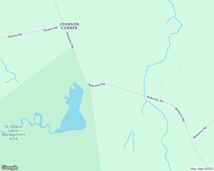 map of restaurants, bars, coffee shops, grocery stores, and more near 351 Nokomis Road in Saint Albans