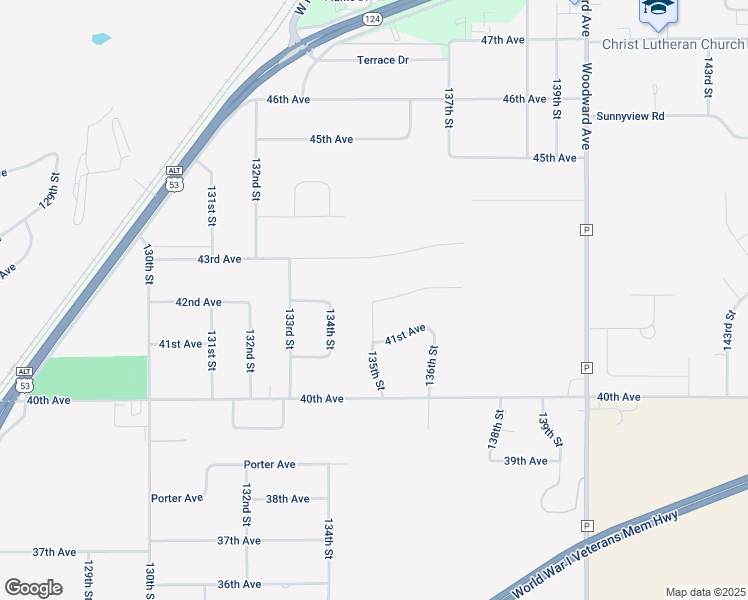 map of restaurants, bars, coffee shops, grocery stores, and more near 13504 42nd Avenue in Chippewa Falls